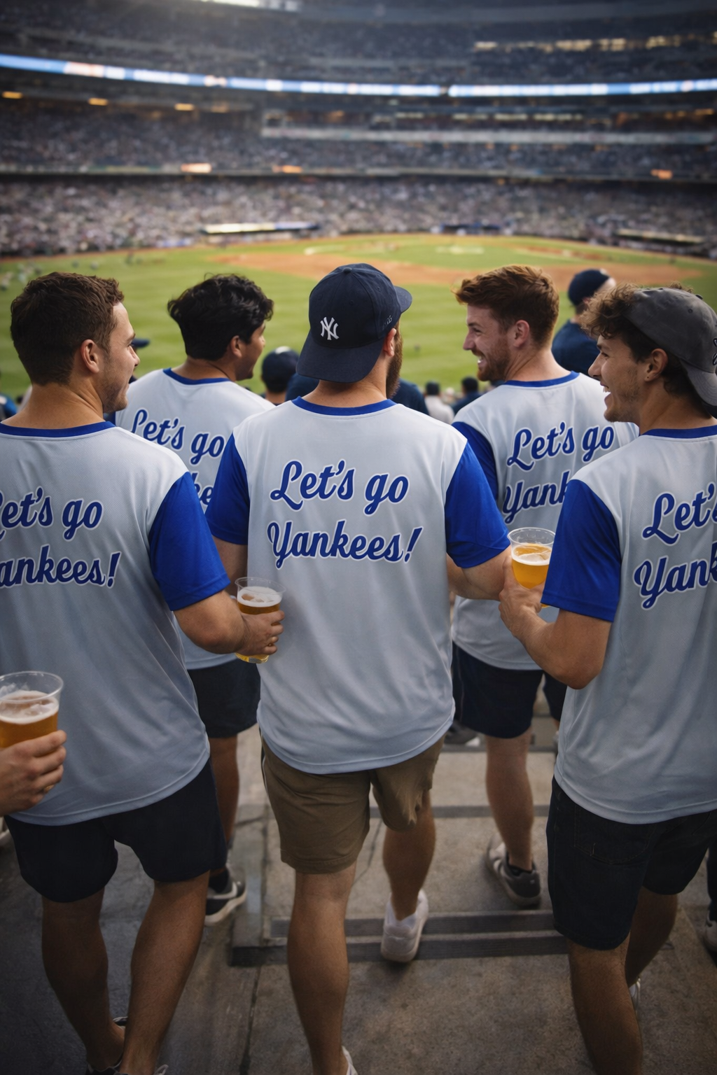 Let's Go Yankees - Men's Sports Jersey