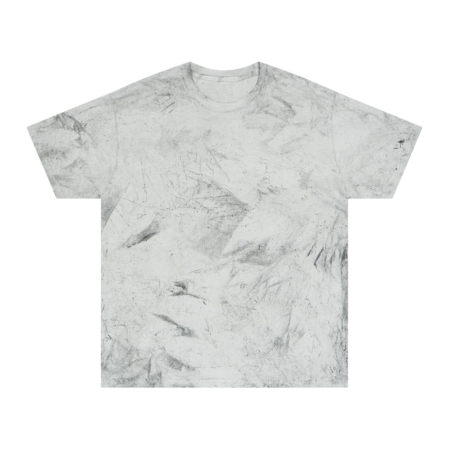 Gray tie-dye Alcohol vs Weed T-shirt front product view