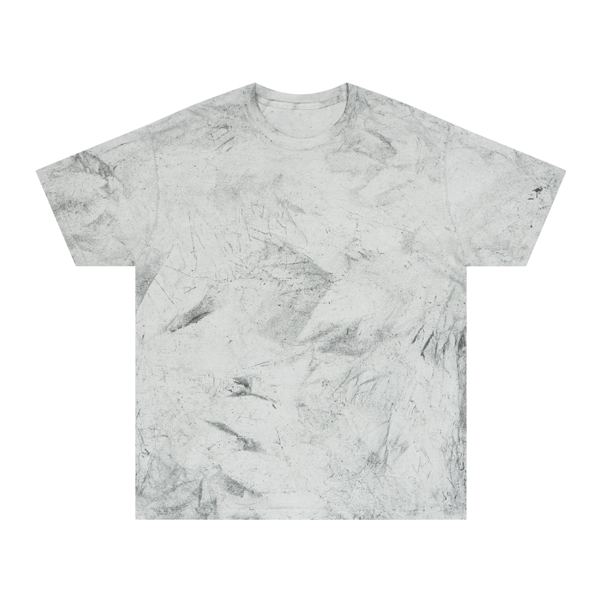 Gray tie-dye Alcohol vs Weed T-shirt front product view