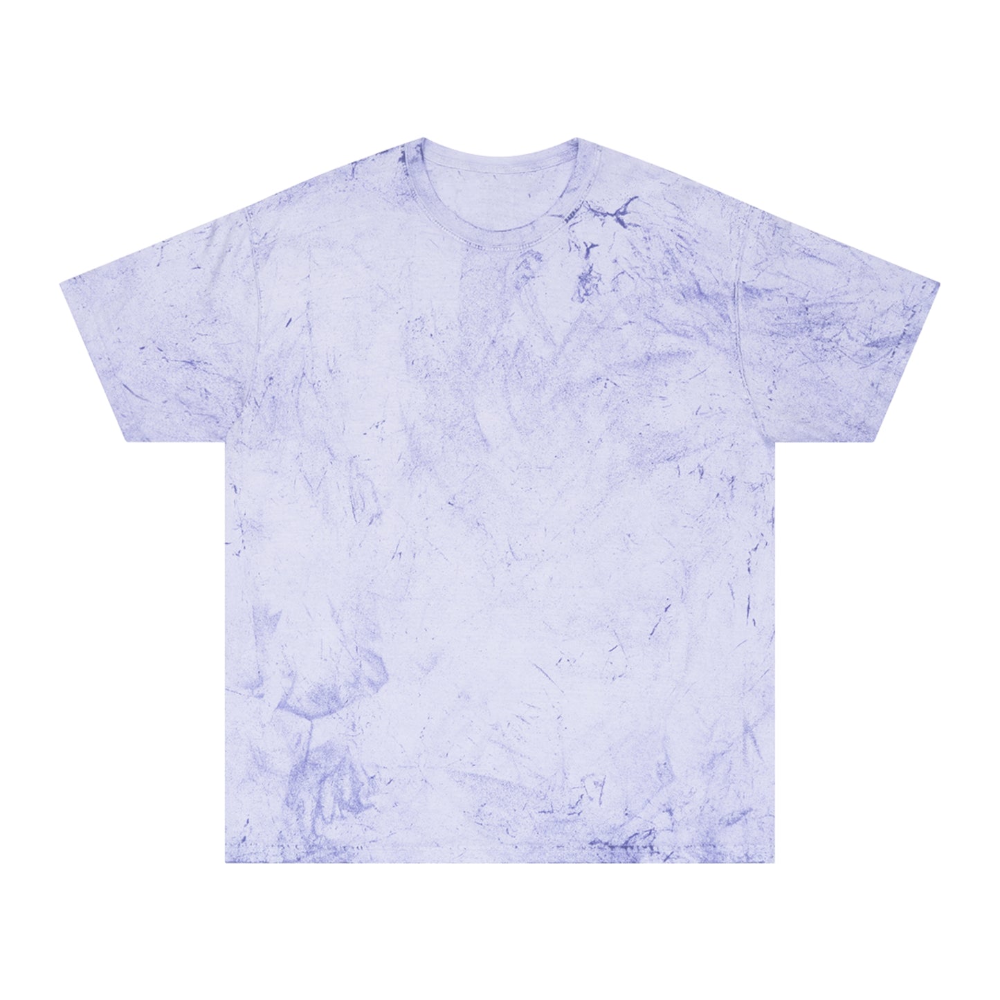 Lavender tie-dye Alcohol vs Weed T-shirt front product view