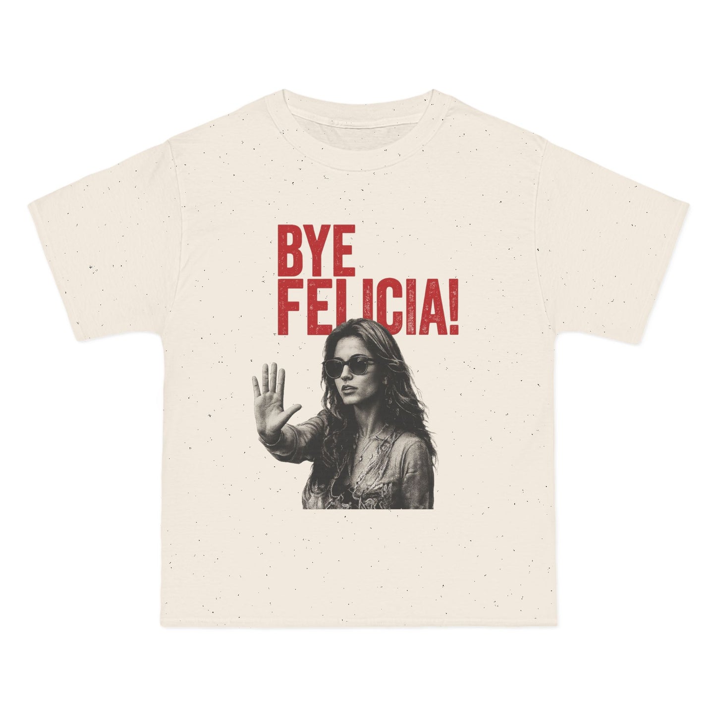 Cream Bye Felicia unisex graphic t-shirt front view