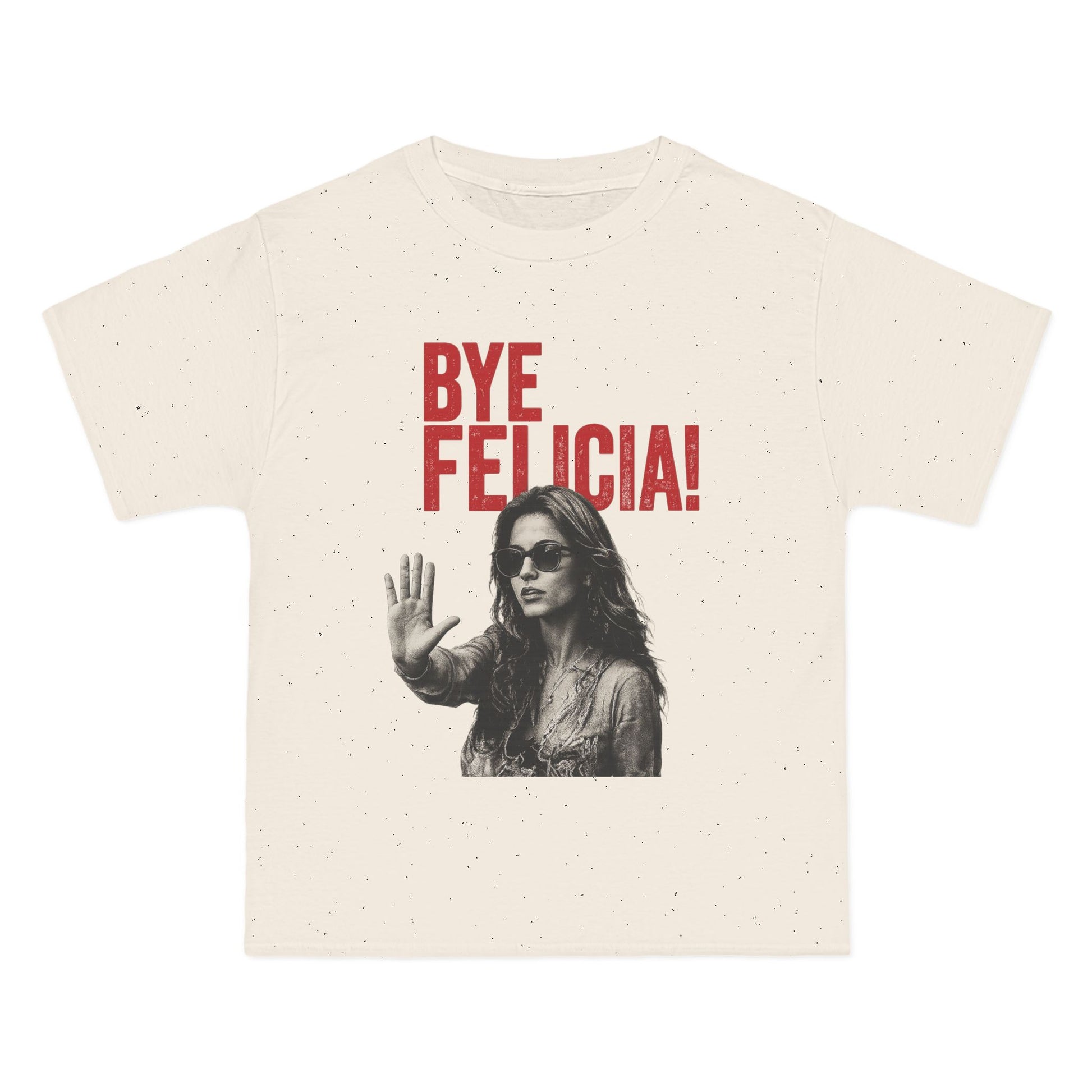 Cream Bye Felicia unisex graphic t-shirt front view