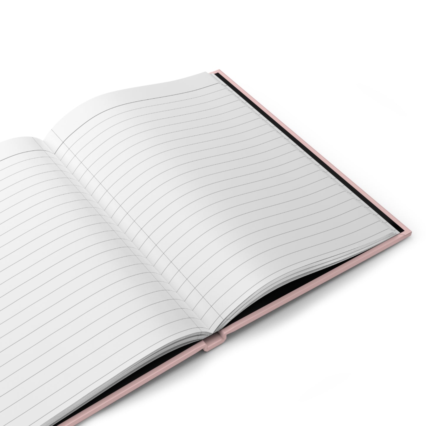 Open Fauci’s Diary hardcover journal showing 150 lined pages
