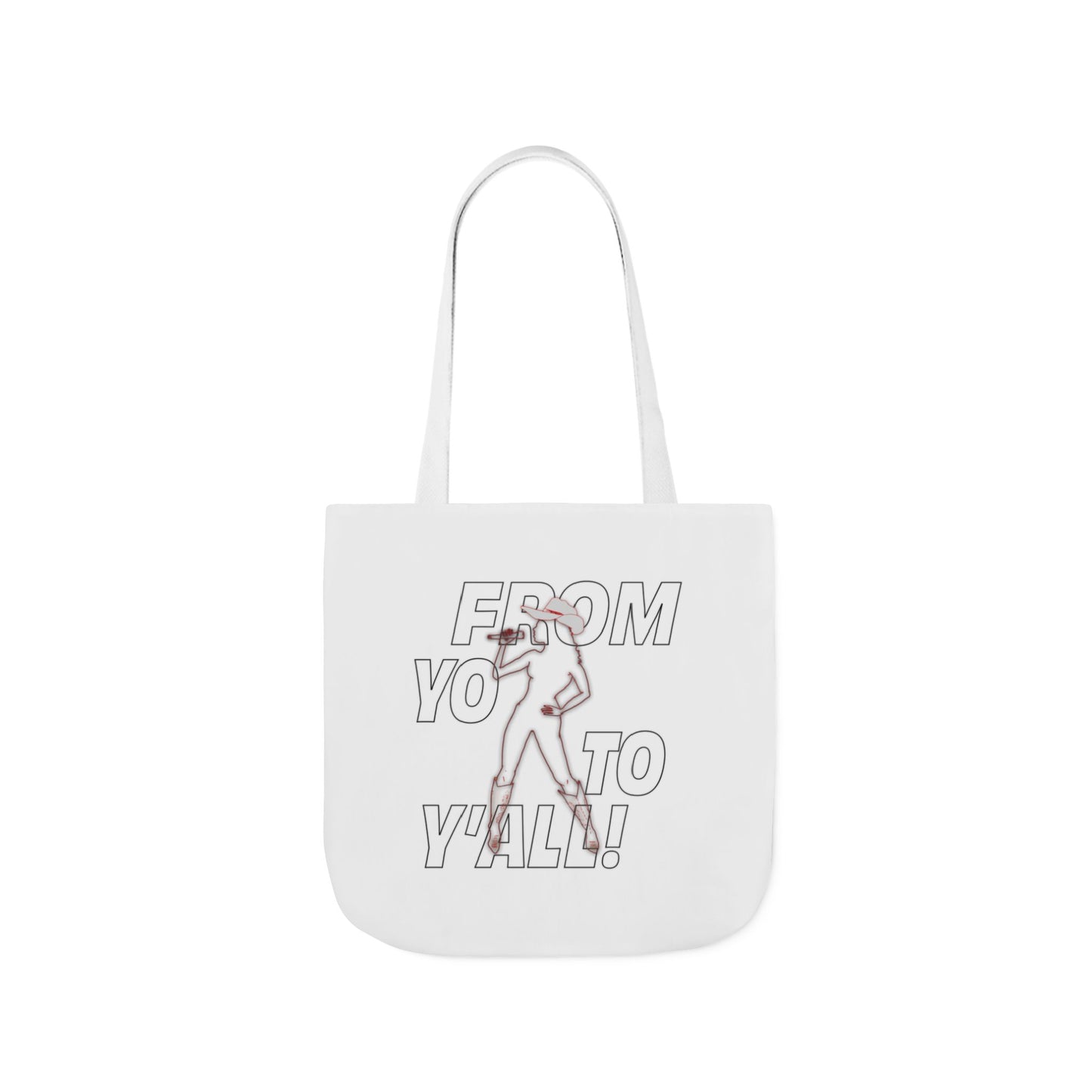 From Yo to Y’All graphic tote bag from the Music Collection