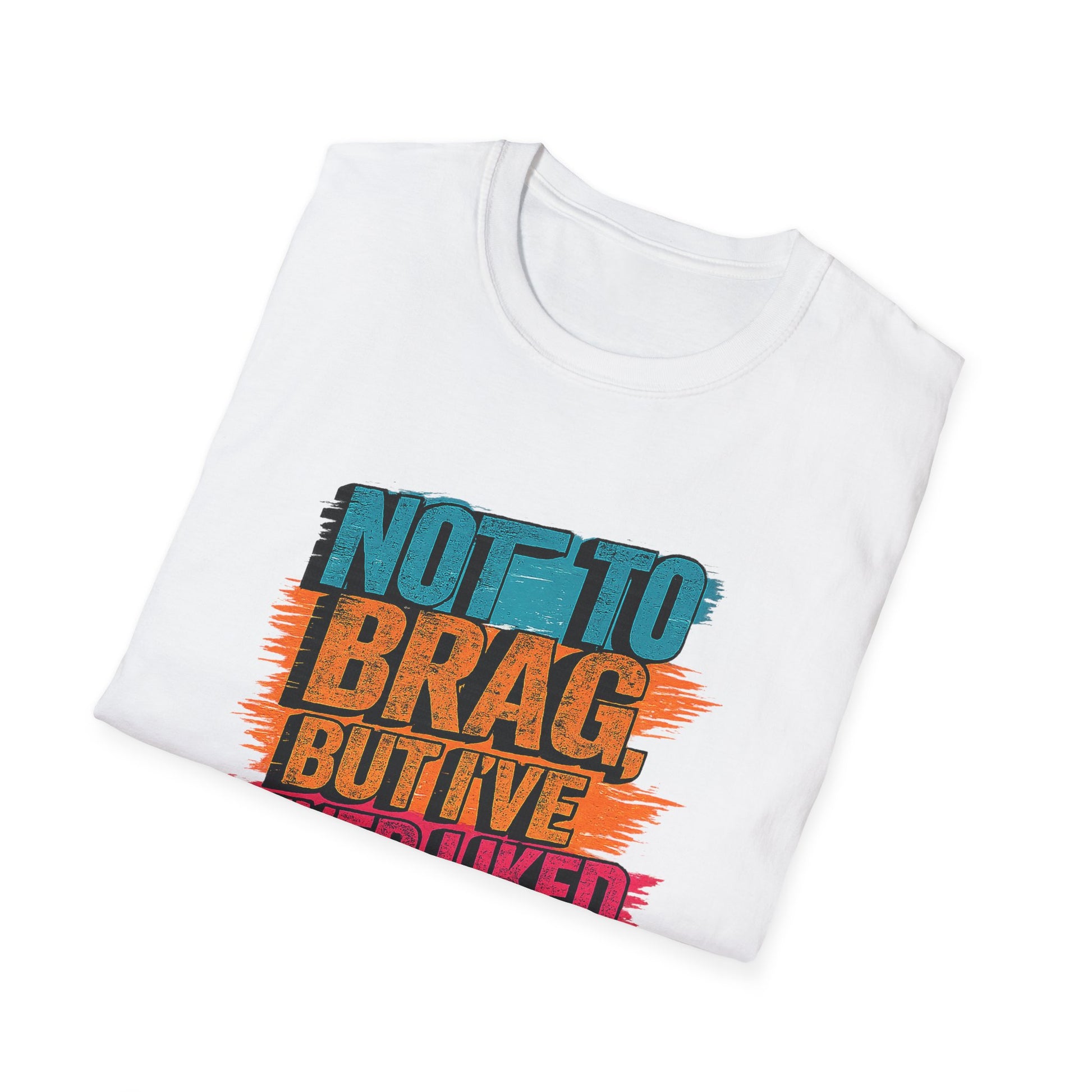 Funny Anne Hathaway t-shirt folded view colorful sarcastic graphic print detail