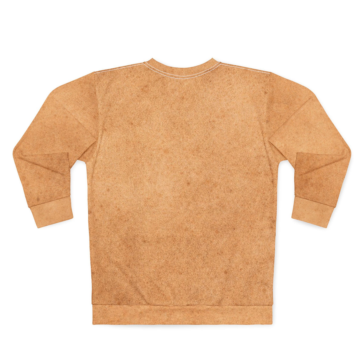 George Michael Portrait Unisex Sweatshirt back view in warm tan color