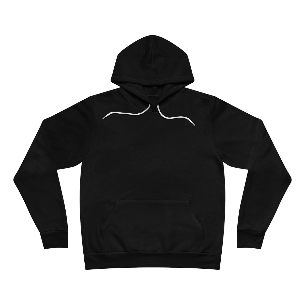 Black Good Karma Circle Unisex Hoodie front view