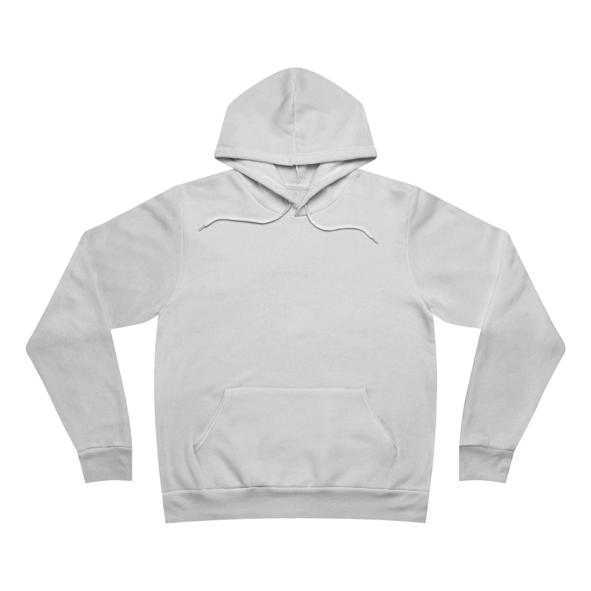 White Good Karma Circle Unisex Hoodie front view