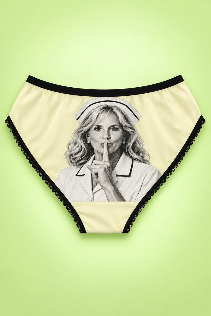 Dr. Jill Biden Keep Quiet Panty – Political Satire Women’s Underwear
