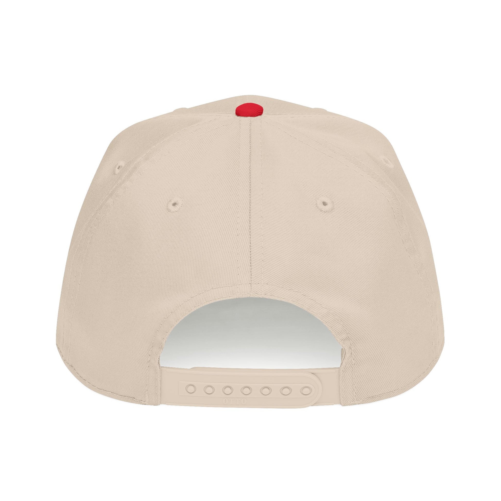 Back view of the Manhattan Baseball Cap – Two-Tone showing adjustable closure.