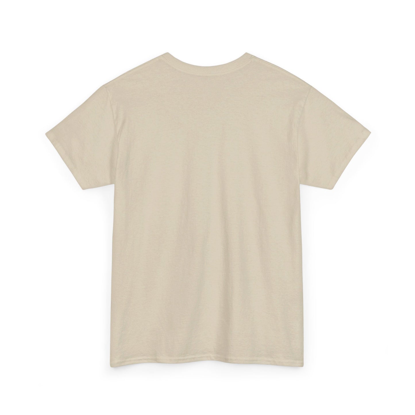 Back view of beige New York’s Finest unisex graphic T-shirt.