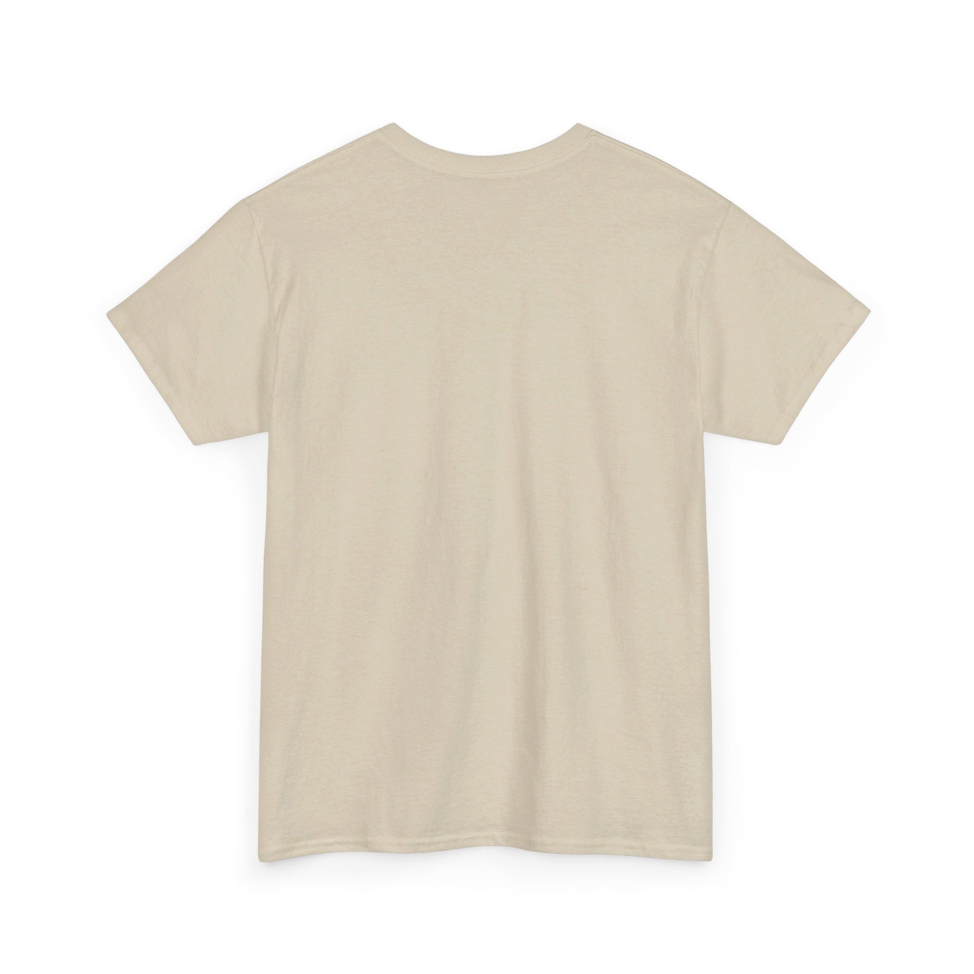 Back view of beige New York’s Finest unisex graphic T-shirt.