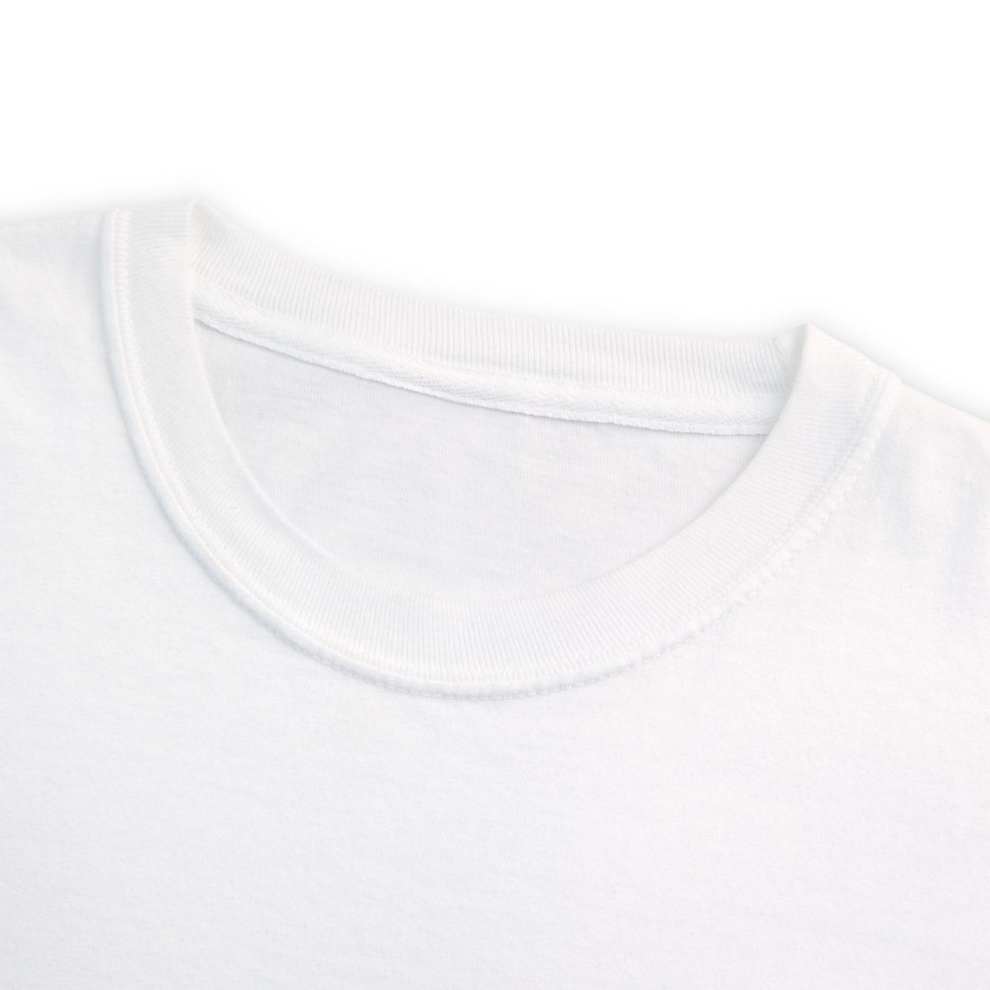 Close-up of Overthinking Is My Cardio pocket print on soft ring-spun cotton T-shirt