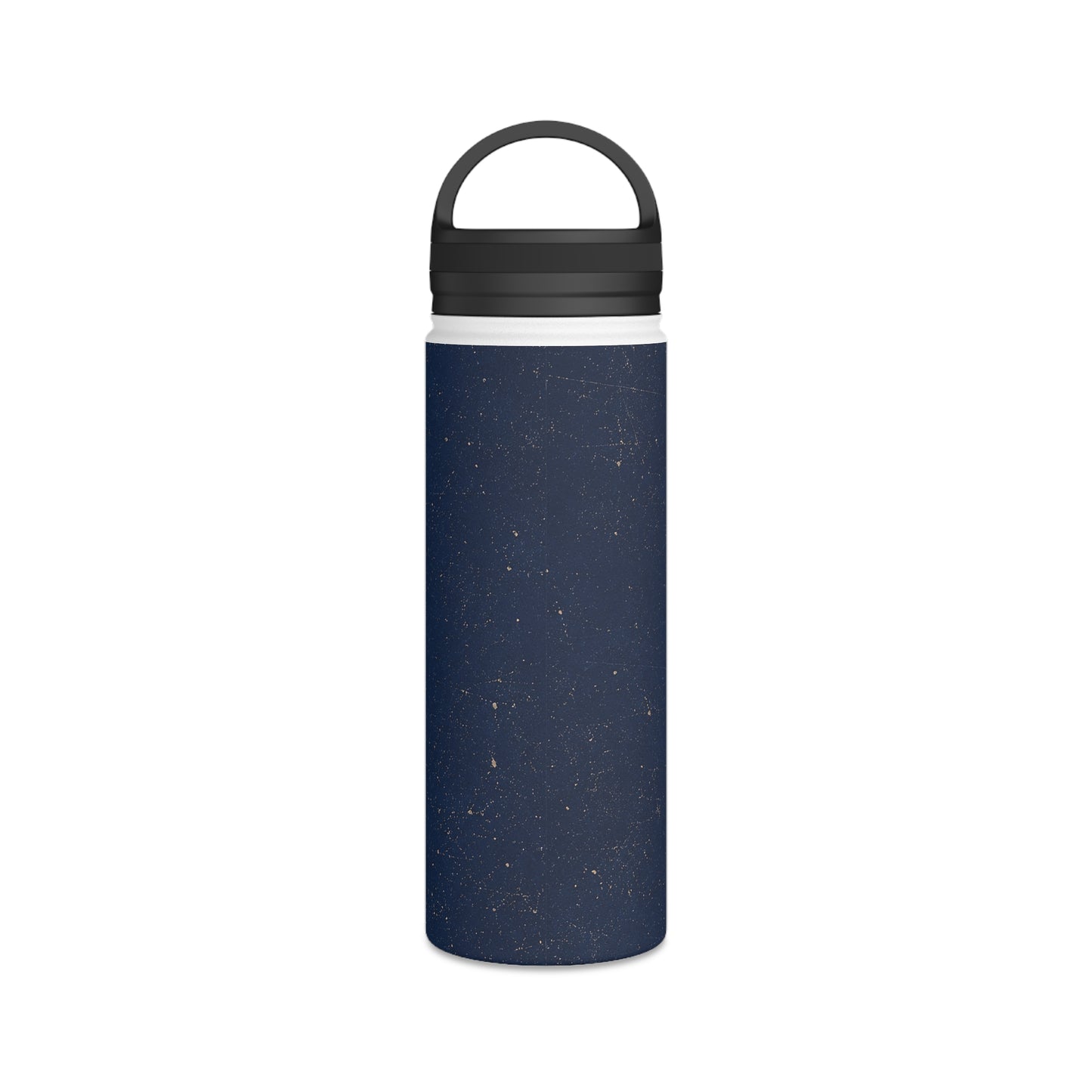 Rear view of the Pickford Penalty Cheat Sheet stainless steel water bottle.