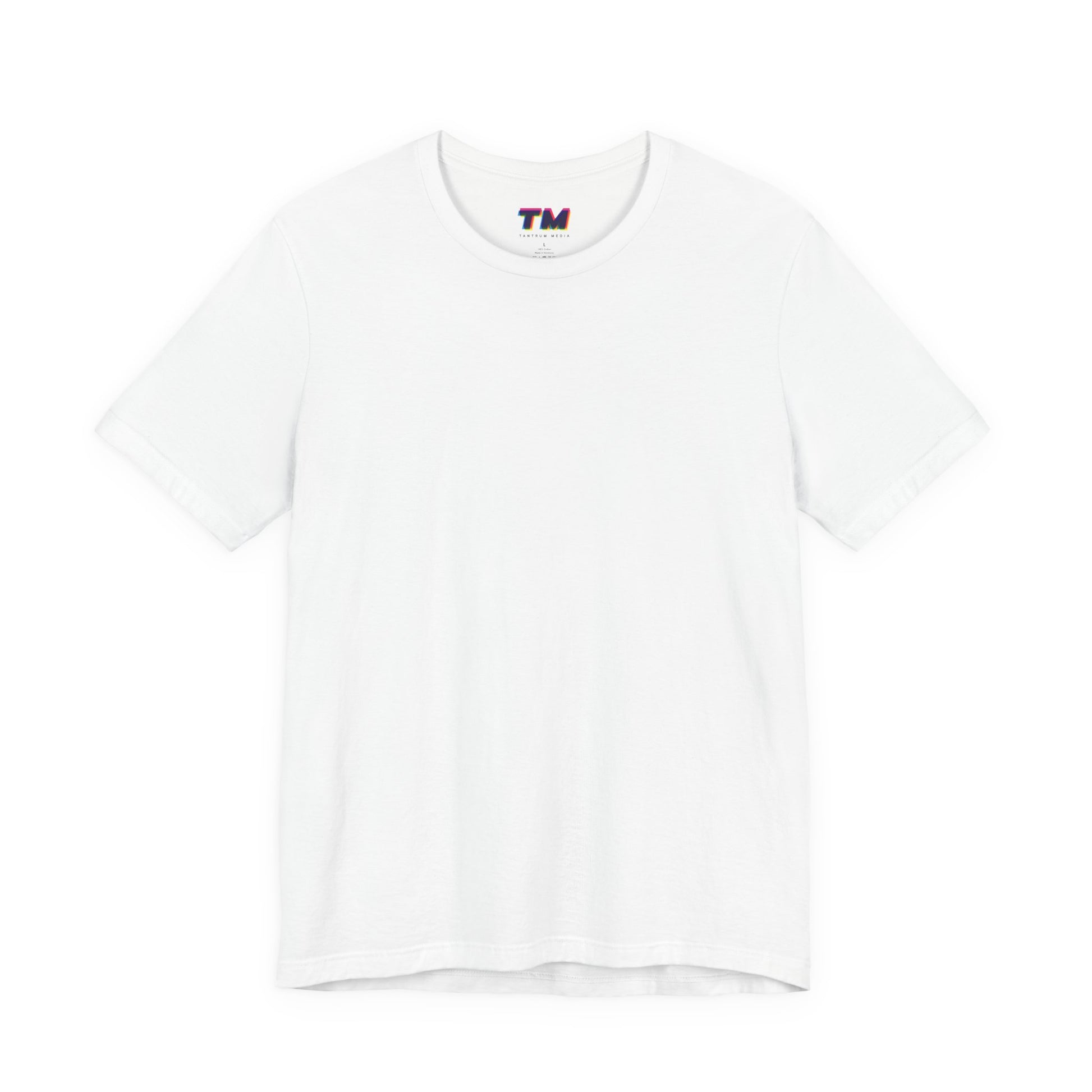 Plain front white Airlume cotton T-shirt from the Legal Collection