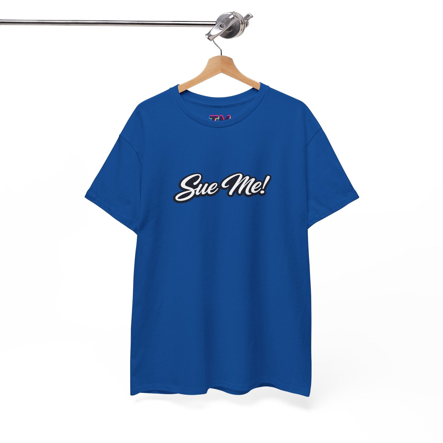 Blue Sue Me minimalist graphic streetwear T-shirt