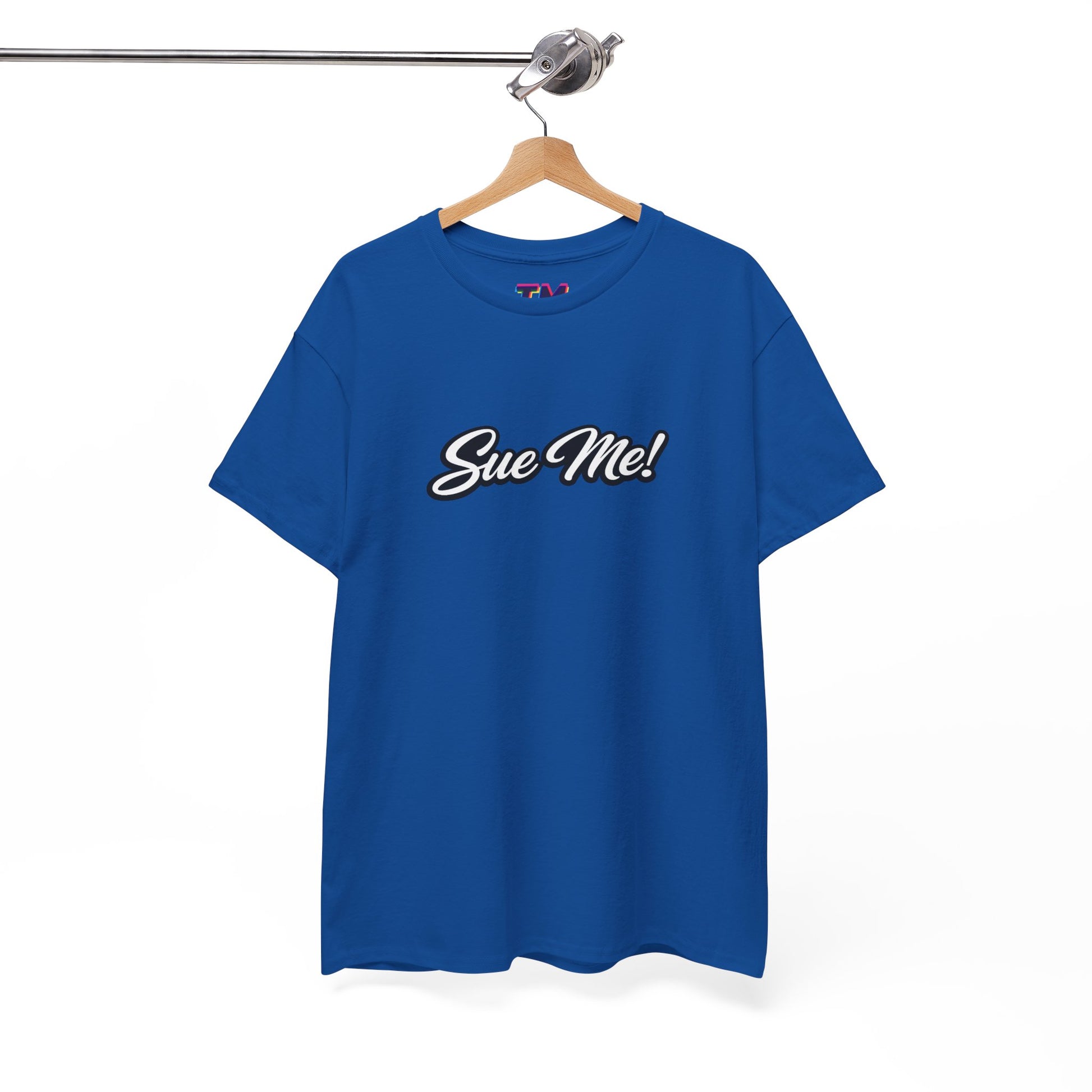 Blue Sue Me minimalist graphic streetwear T-shirt