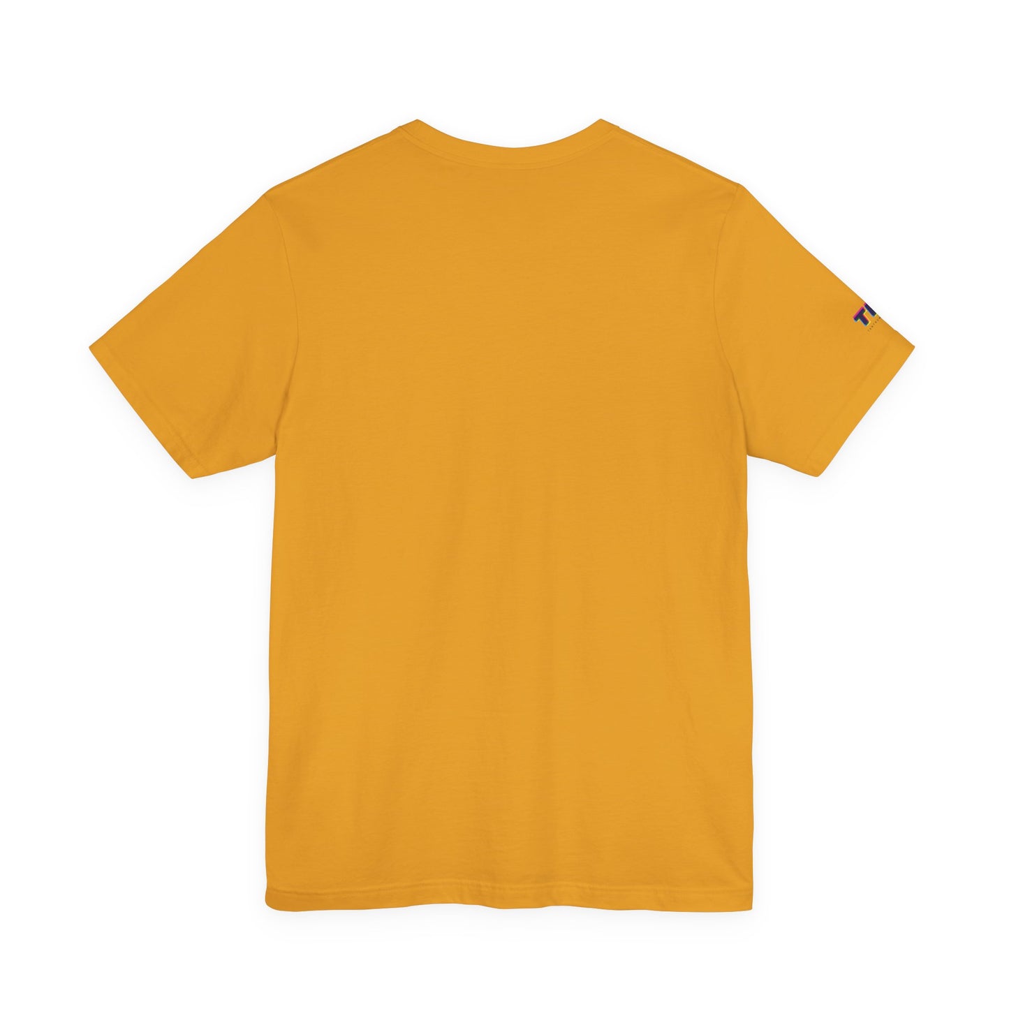 Tantrum Media Soft Tones Plain Tee mustard back view