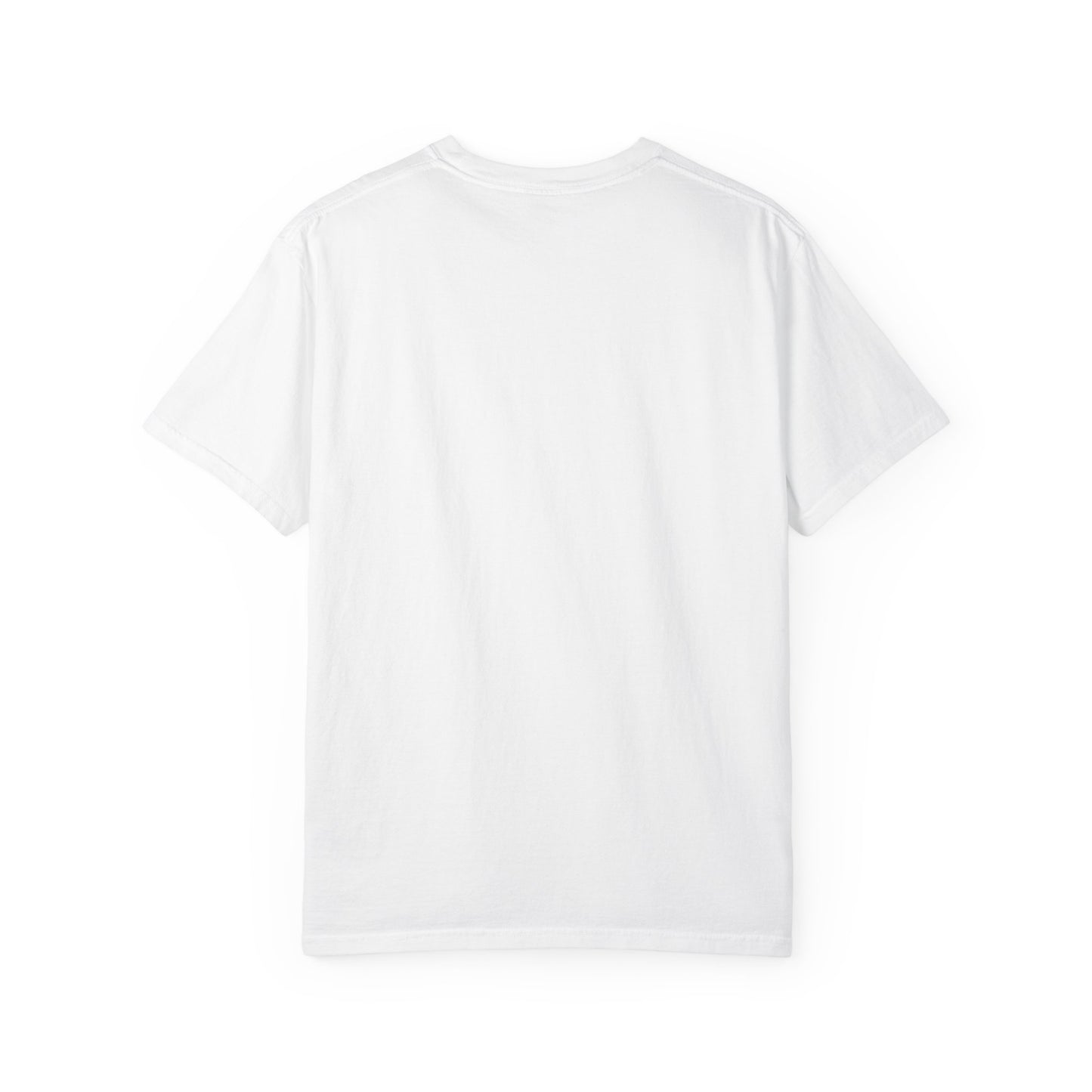 Trashy Trisha Garbage Pail Kids parody t-shirt back view in white