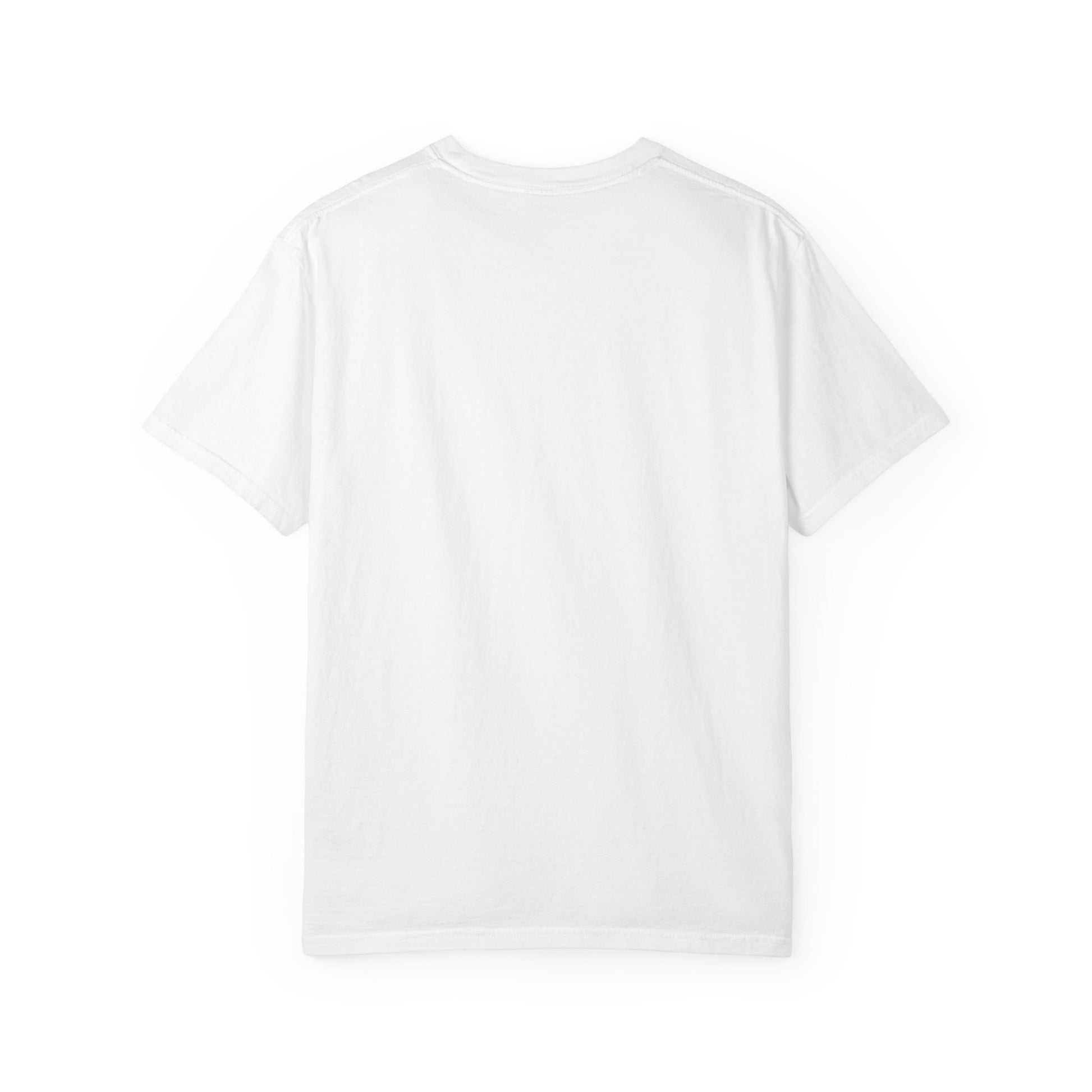 Trashy Trisha Garbage Pail Kids parody t-shirt back view in white