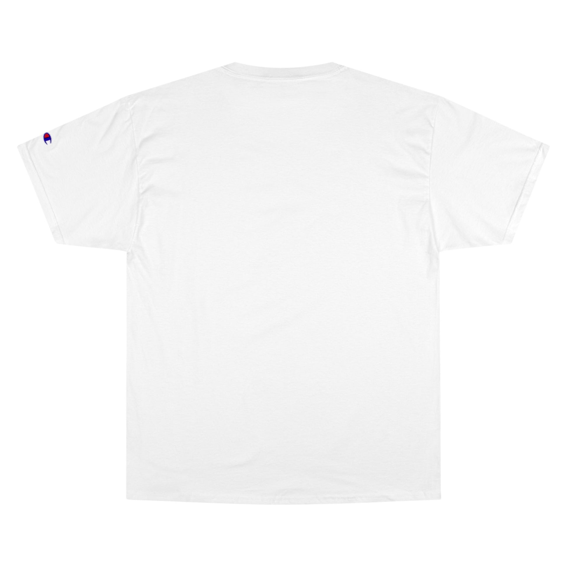 white soccer graphic t-shirt with Balogun protest design front view
